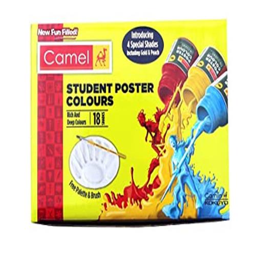 CAMEL POSTER COLOURS 18 SHADES